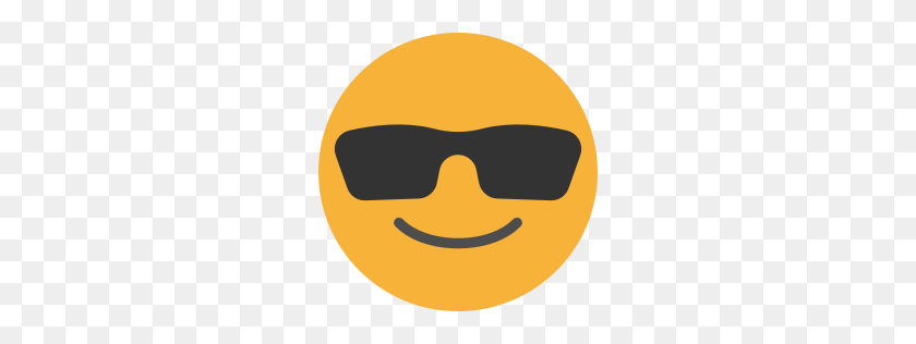256x256 Icono De Emoji Myiconfinder - Cool Emoji Png