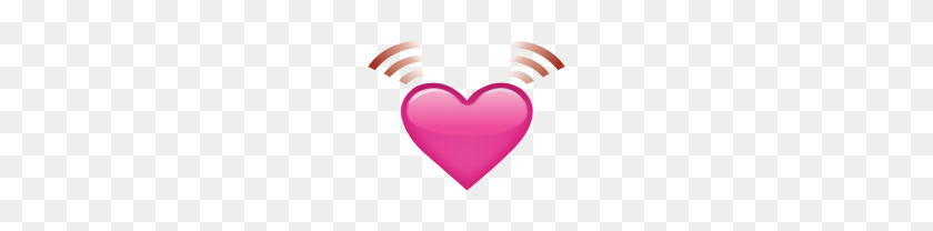 180x148 Emoji Illustration Of A Red Heart Pv - Pink Heart PNG