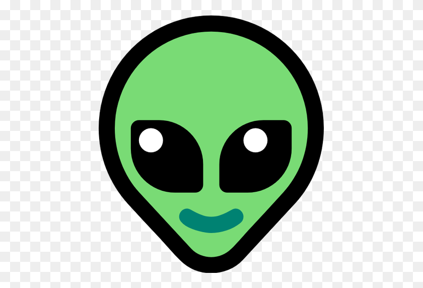 512x512 Emoji Image Resource Download - Alien Emoji PNG