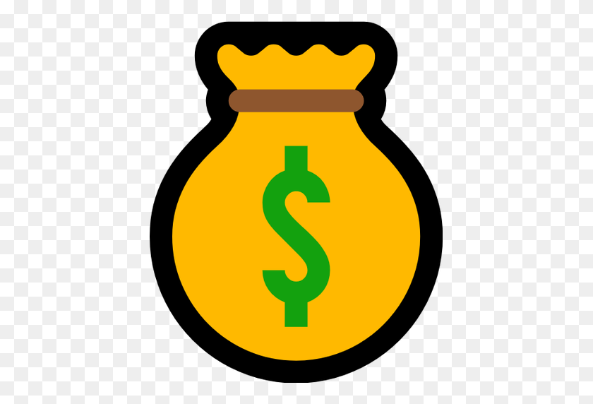512x512 Emoji Image Resource Download - Money Bag Emoji PNG