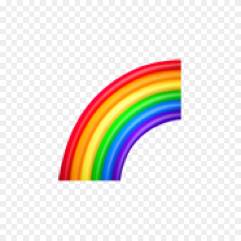 3464x3464 Emoji Iphoneemoji Rainbow Rainbowemoji Lgtb Gratis - Rainbow Emoji Png