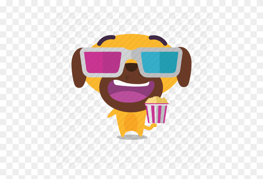 512x512 Emoji, Movie, Popcorn Icon - Emoji Movie PNG