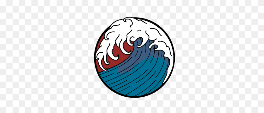 400x300 Emoji Of A Wave - Wave Emoji PNG