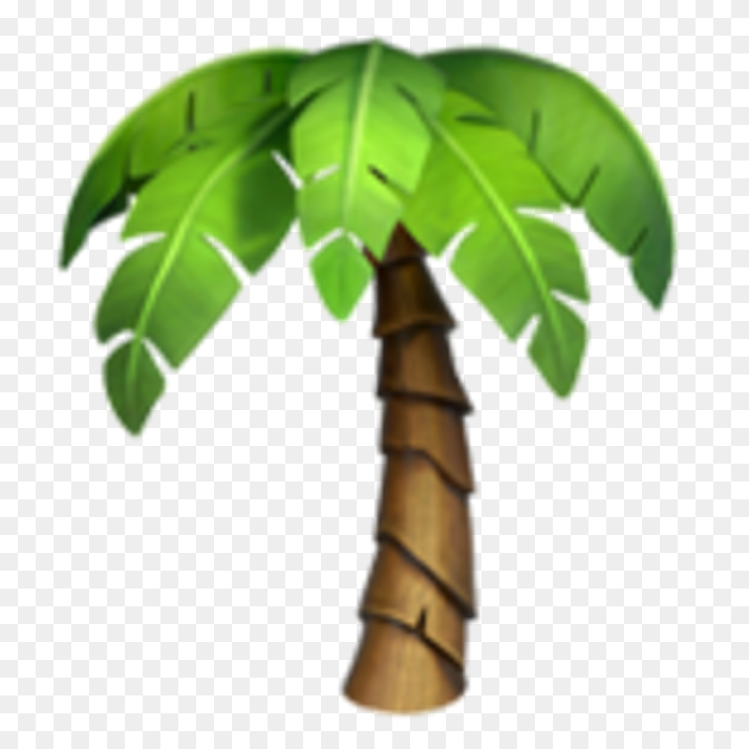 1024x1024 Emoji Palm Tree Clipart Clip Art Images - Palm Leaf PNG