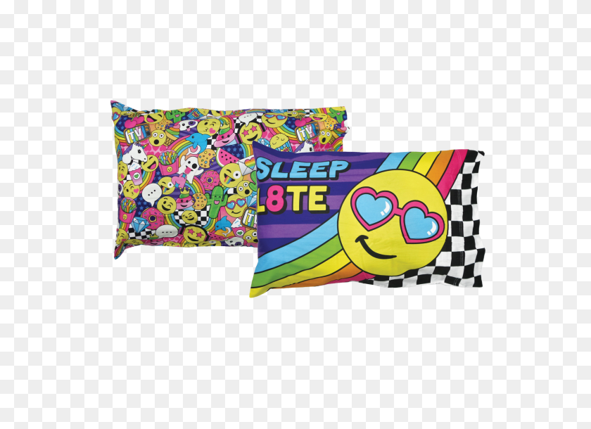 550x550 Emoji Party Pillowcase Set Iscream - Party Emoji PNG
