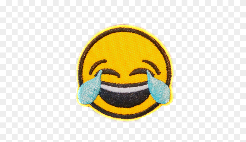 428x427 Conjunto De Parches Emoji - Cry Laugh Emoji Png