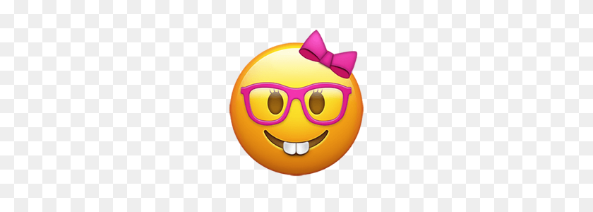 240x240 Emoji Png Nerdy Geek Imágenes De Vidrio - Gafas Emoji Png