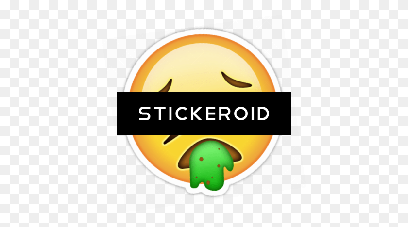 420x408 Emoji Sick - Sick Emoji PNG