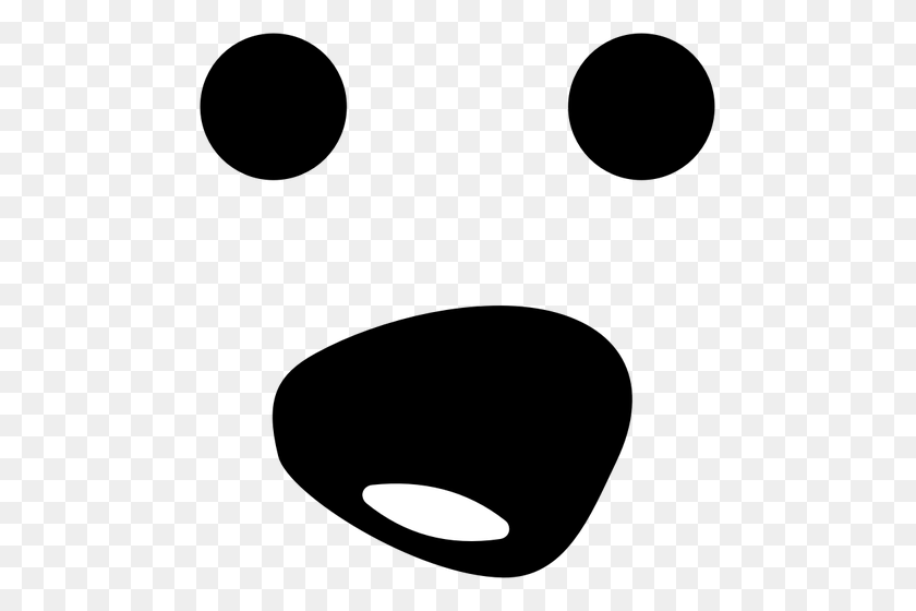 473x500 Emoji Silhouette Image - Черно-Белый Emoji Clipart