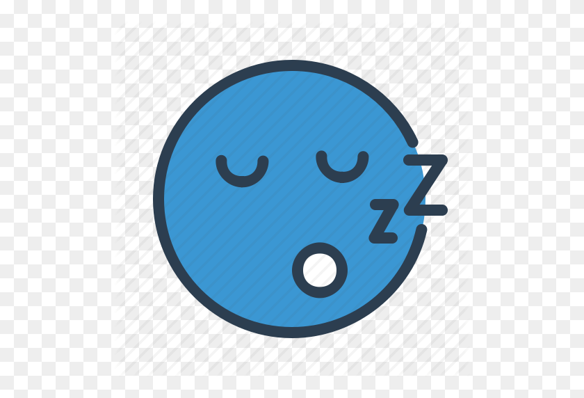 512x512 Emoji, Sleep, Smiley, Zzz Icon - Zzz Emoji PNG