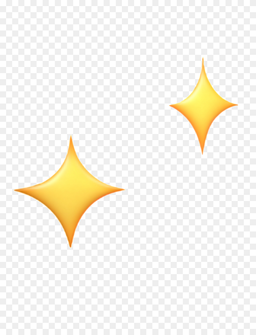 2448x3264 Emoji Sparkle Sparkleemoji Freetoedit - Gold Sparkle PNG