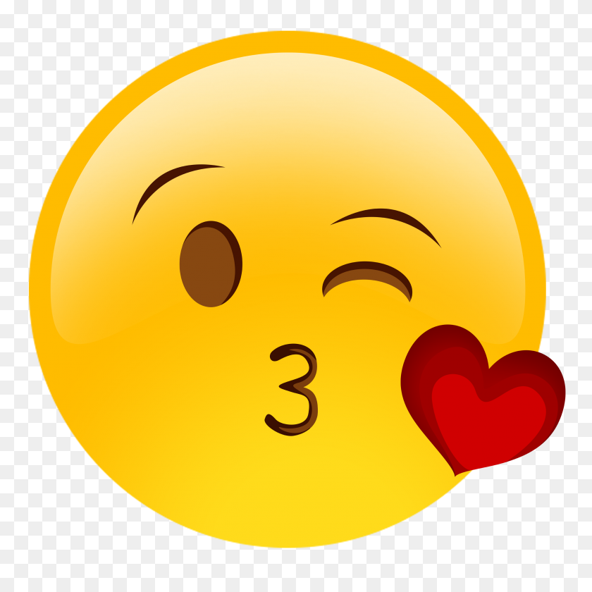 2592x2592 Emoji Whatsapp Png Beso Png Image - Beso PNG