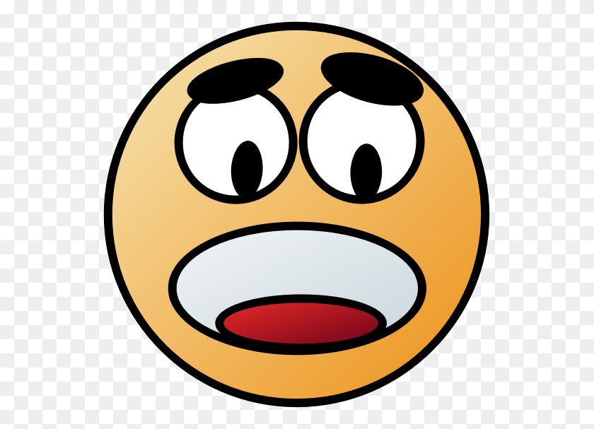 547x547 Emoji Worried Face Векторное Изображение Клипарта - Взволнованный Emoji Png
