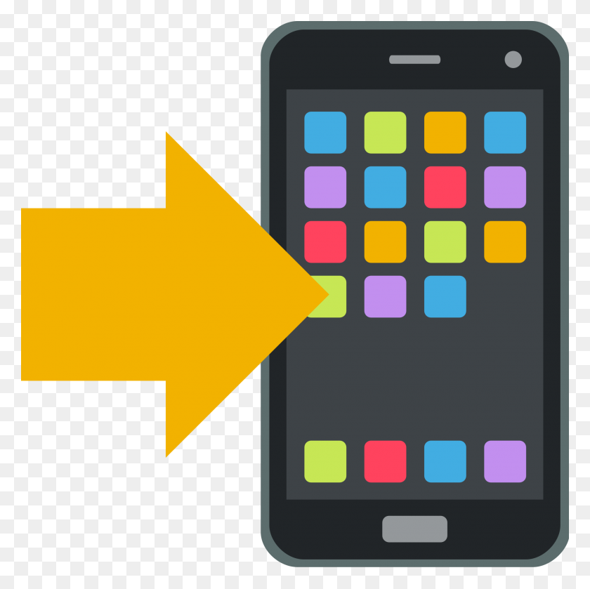 2000x2000 Emojione - Phone Emoji PNG