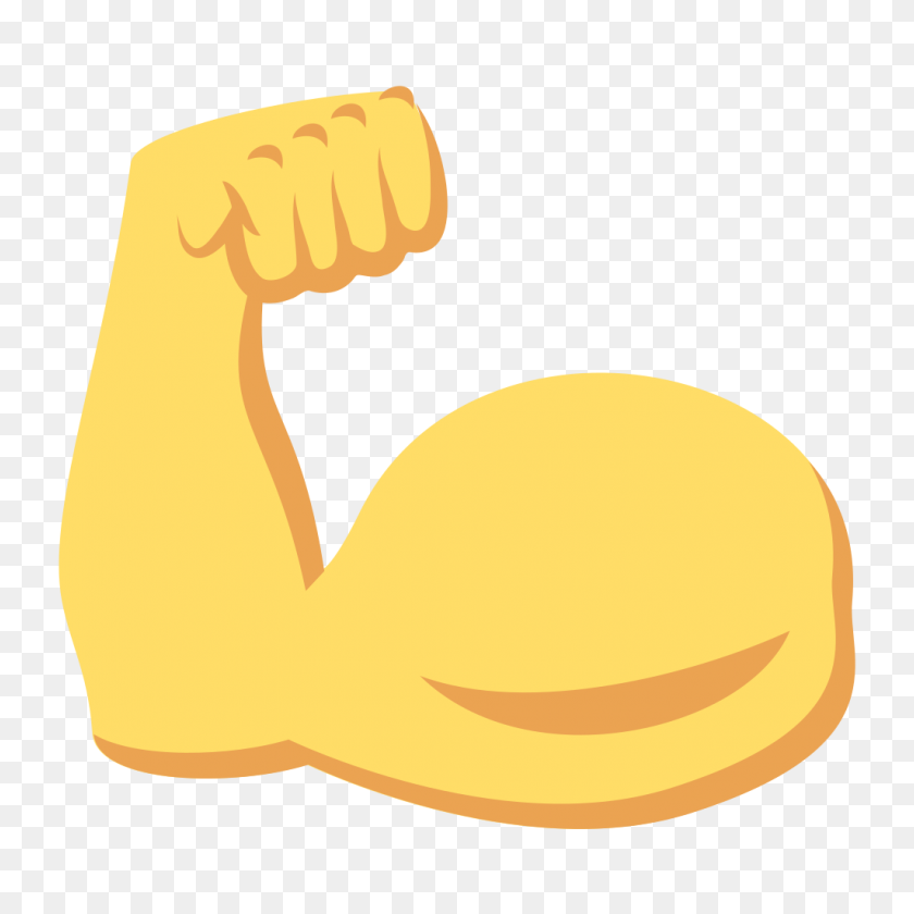 1024x1024 Emojione - Muscle Emoji PNG