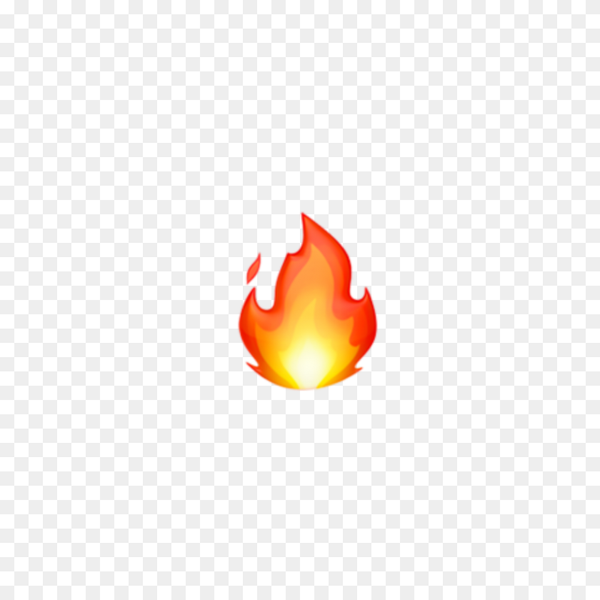 Emojis Emoji Emojifire Fire Orange - Emoji Fire PNG