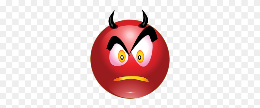 256x289 Emoticon Devil Horns Group With Items - Demon Horns PNG
