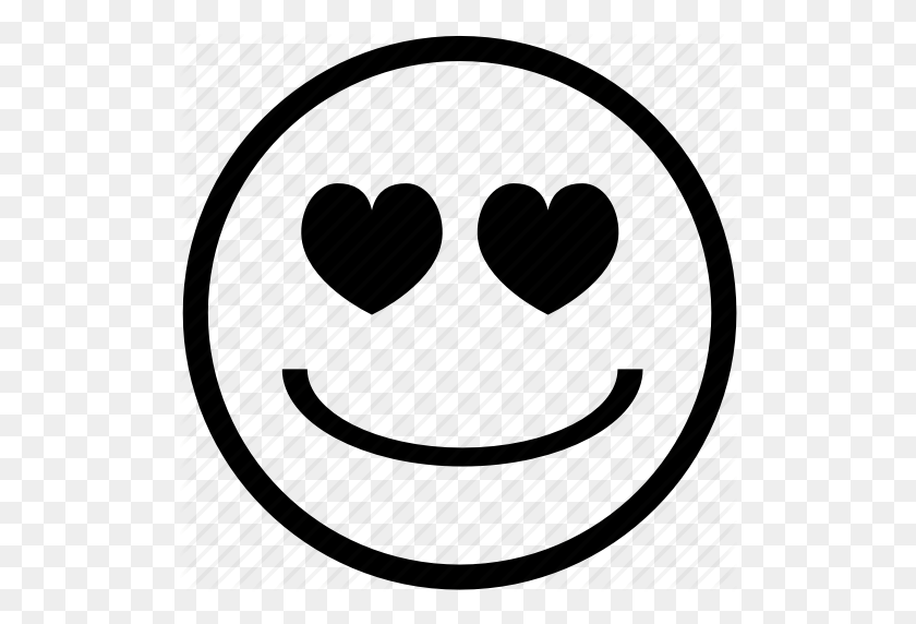 512x512 Emoticon, Emoticons, Emotion, Hearts, Love, Smile, Smiley Icon - Smile Icon PNG