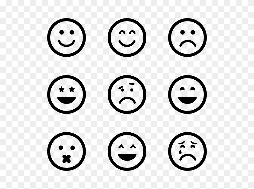 600x564 Emoticon Icon Packs - Emoticons PNG