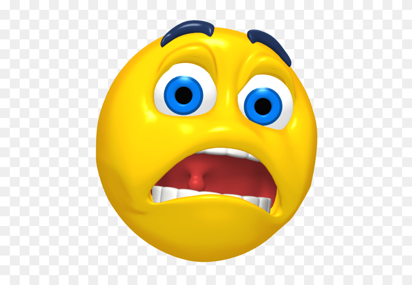 520x520 Emoticon Scared Transparent Png - Tear Emoji PNG