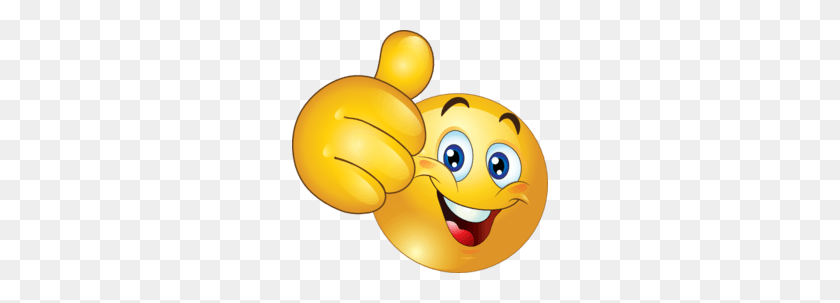 256x243 Emoticon Thumb Up Transparent Png - Smiley Emoji PNG