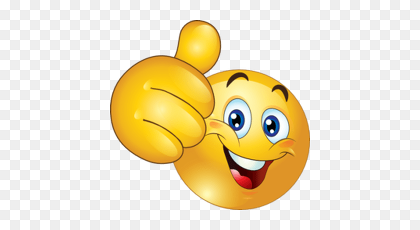 400x400 Emoticon Thumb Up Transparent Png - Smiling Emoji PNG