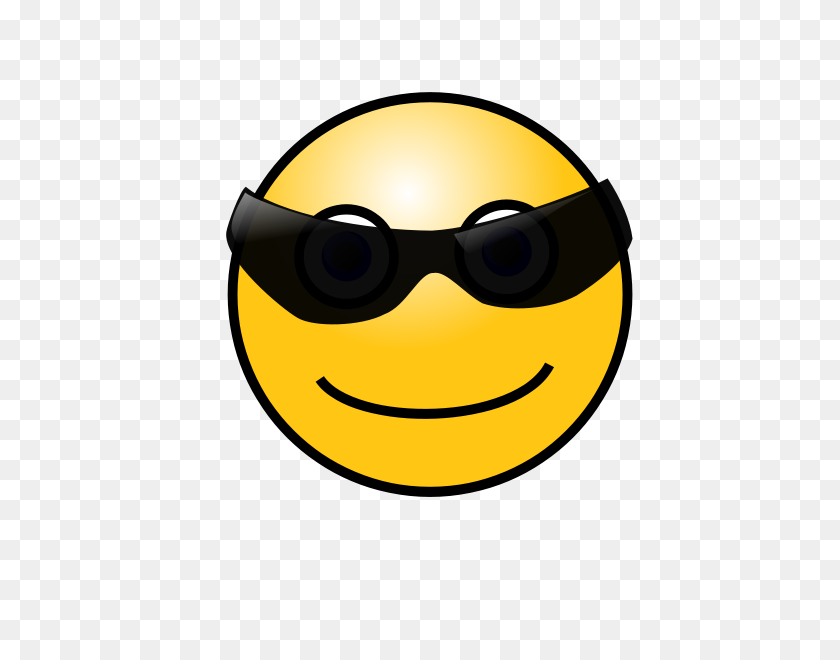 600x600 Emoticons Cool Face Png Clip Arts For Web - Cool PNG Images