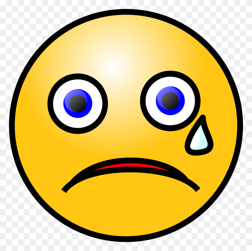 2401x2400 Emoticons Crying Face Icons Png - Crying Face PNG