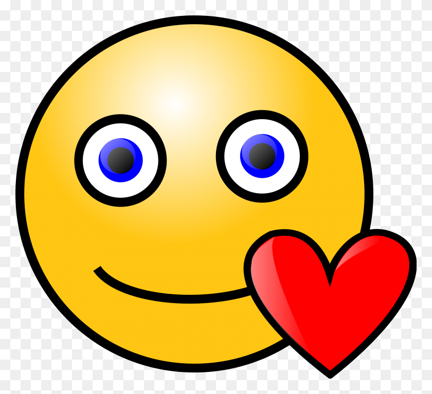 2400x2177 Emoticons Loving Face Icons Png - Emoticons PNG