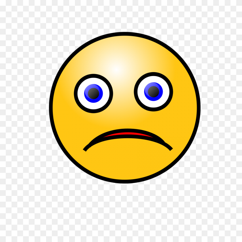 900x900 Emoticons Sad Face Png Clip Arts For Web - Emoticons PNG