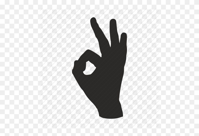 512x512 Emotion, Fingers, Gesture, Hand, Ok Icon - Ok Hand PNG