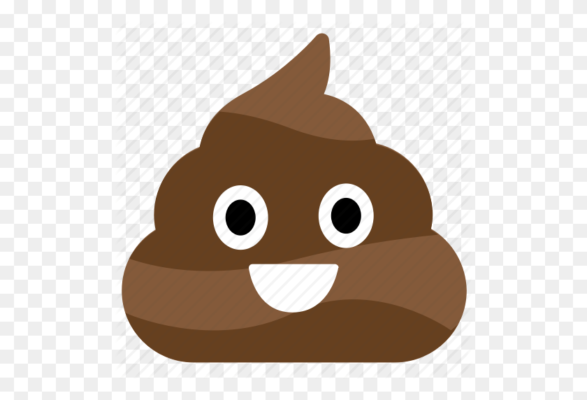 512x512 Emotion, Poop, Poop Emoji, Shit, Smiley Face Icon - Poo Emoji PNG