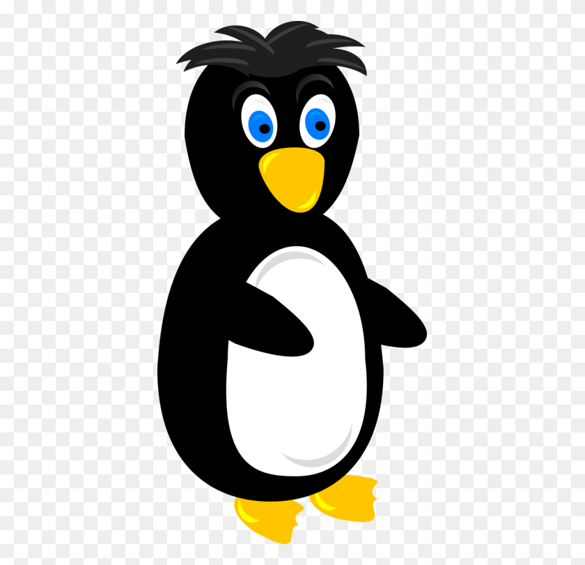 387x750 Императорский Пингвин Птица Король Пингвин Мультфильм - Императорский Пингвин Клипарт