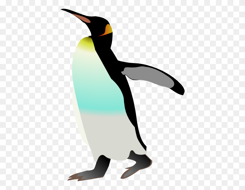 426x594 Emperor Penguin Clip Art Free Vector Image - Turkey Leg Clipart