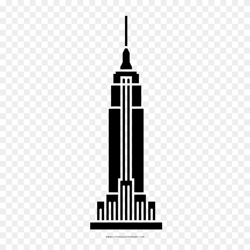 1000x1000 Empire State Building Clip Art - Empire State Building Clip Art