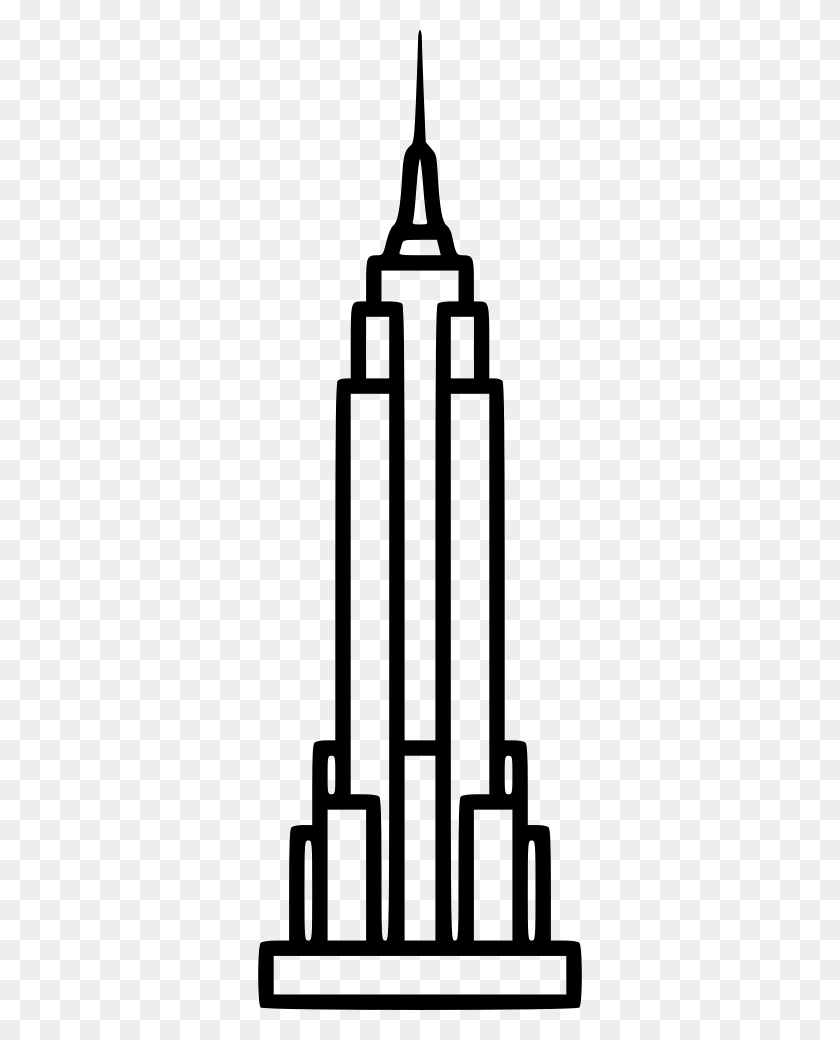 324x980 Empire State Building Clip Art Free Cliparts - Empire State Building Clip Art