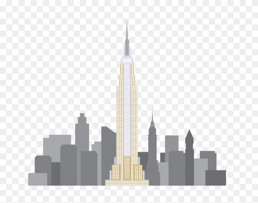 792x612 Empire State Building Clipart Transparent Png - Empire State Building Clip Art