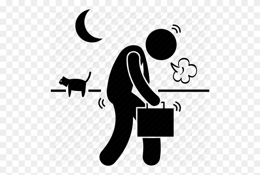 512x507 Employee, Exhausted, Late, Life, Overtime, Tired, Worker Icon - Tired PNG