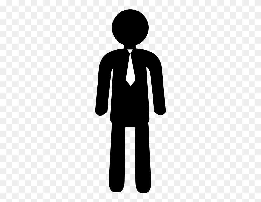 228x590 Employee With Necktie Png Clip Arts For Web - Necktie Clipart