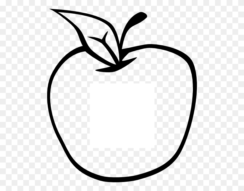 516x598 Empty Apple Clip Art - Book And Apple Clipart