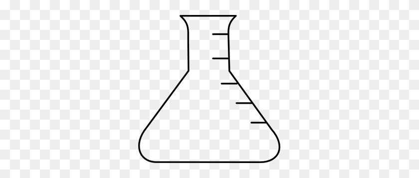 285x297 Empty Erlenmeyer Flask Png, Clip Art For Web - Rv Clipart Black And White