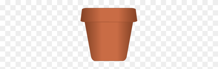 221x208 Empty Flower Pot Clipart - Flower Pot PNG
