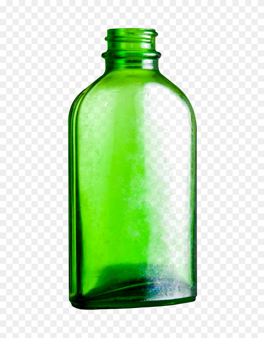 1400x1825 Botella De Vidrio Vacía Imagen Png - Botella De Plástico Png