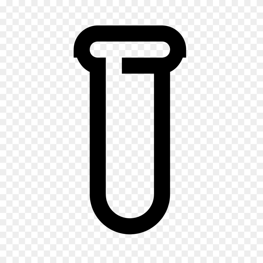 1600x1600 Empty Test Tube Icon - Test Tube PNG