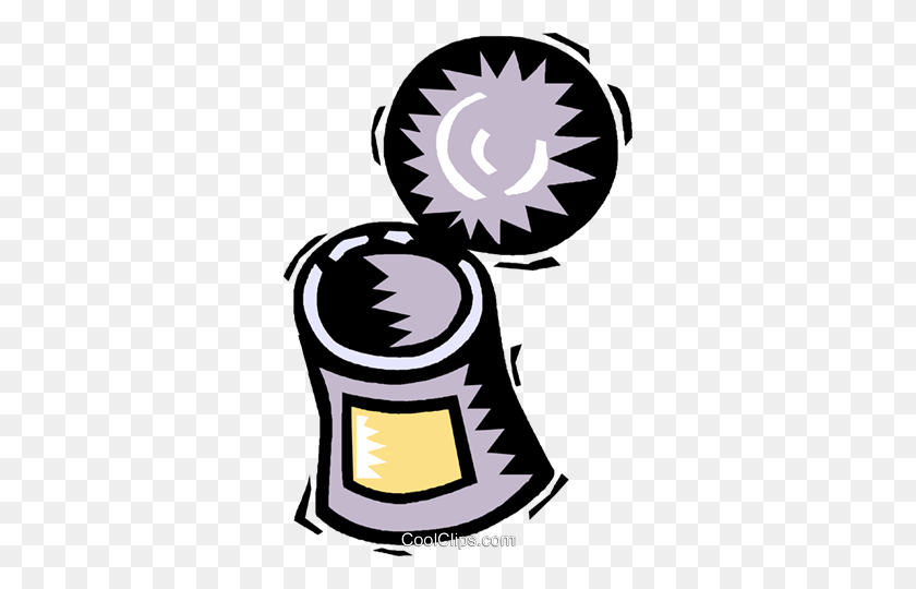 320x480 Empty Tin Can Royalty Free Vector Clip Art Illustration - Tin Can Clipart