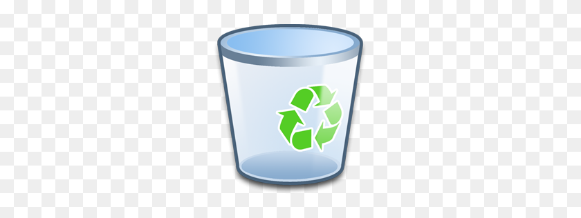 256x256 Empty Trash Can Icon Free Icons Download - Trashcan PNG