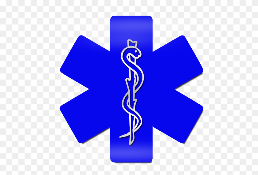 512x512 Ems Star Of Life Clipart Image - Ems Clipart