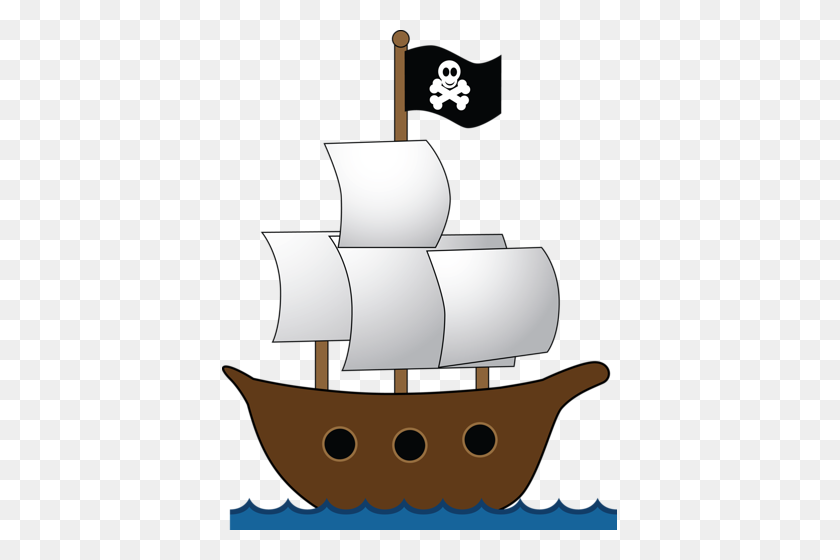 395x500 En Busca Del Tesoro Клипарт Пираты, Картинки - Пиратская Лодка Клипарт