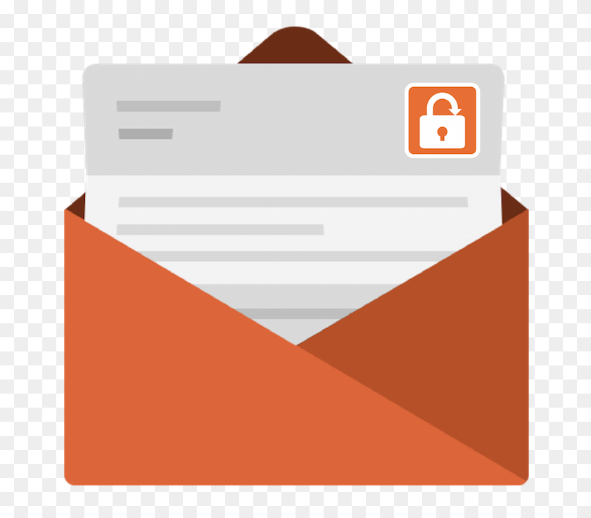 700x677 Encrypted Email And Secure Transfer For Client Serving - Confidential Clip Art