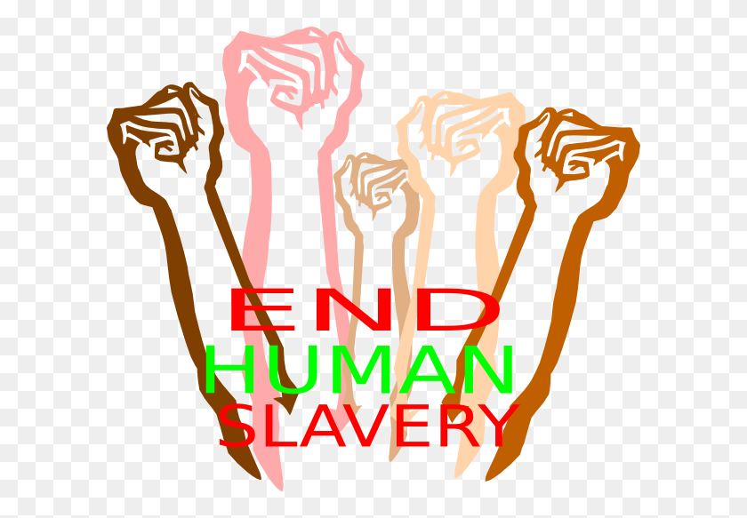 600x523 End Human Slavery Clip Art - The End Clipart